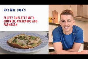 Embedded thumbnail for Max Whitlock&#039;s chicken and asparagus fluffy omelette