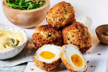 Embedded thumbnail for Video: Lean Scotch eggs  