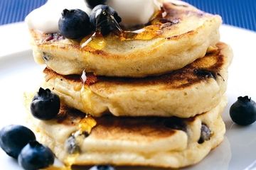 Blueberry pancakes